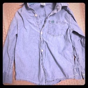 Jean colored button down shirt